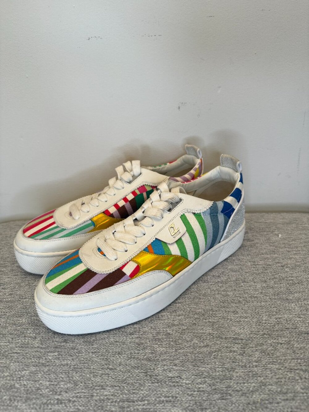 Christian Louboutin Vieira Orlato Sneaker Multi-Color EU 42 NWOB